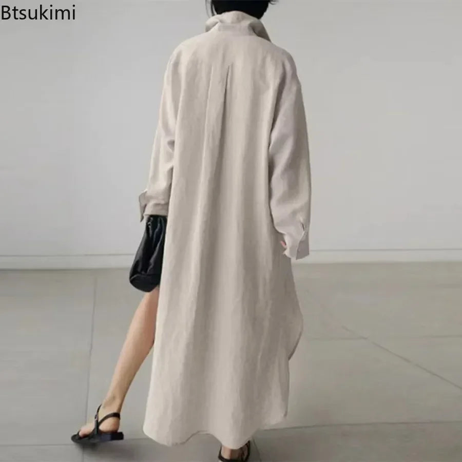 Robe Longue Coton Lin