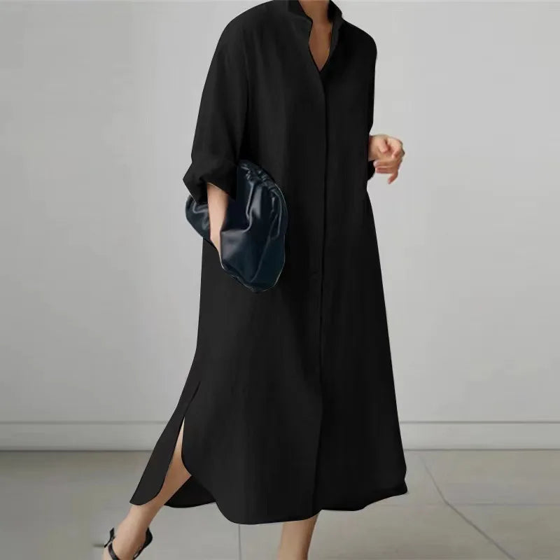 Robe Longue Coton Lin