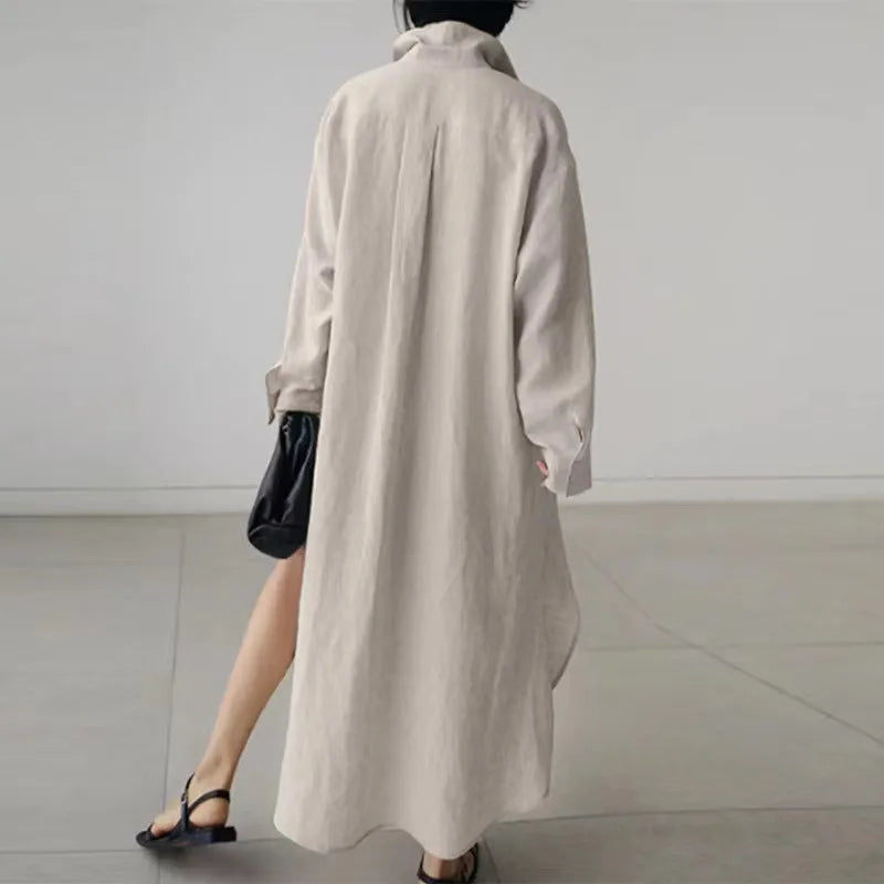 Robe Longue Coton Lin