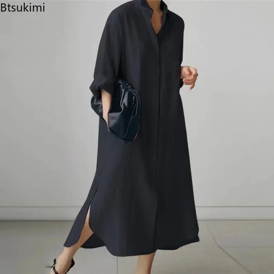 Robe Longue Coton Lin