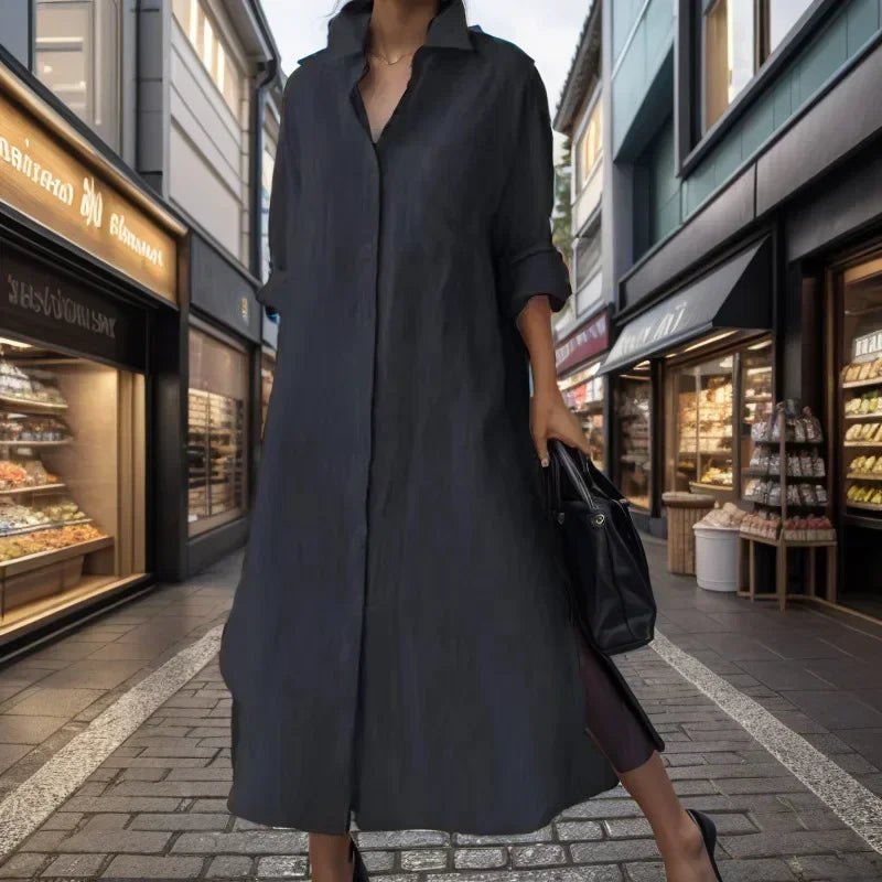 Robe Longue Coton Lin