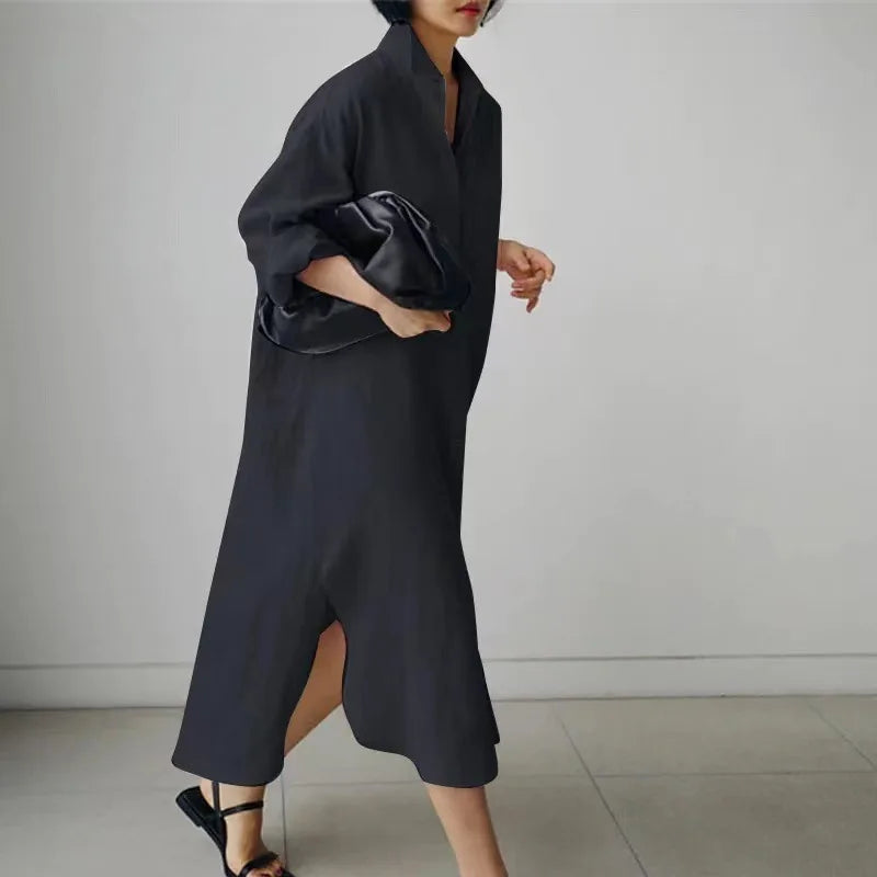 Robe Longue Coton Lin
